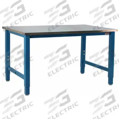 BENCHPRO Workbench: Fixed Ht, Stainless Steel, 72 in x 36 in, 6,600 lb Overall Load Capacity, Blue (MPN KN3672). Key specifications — Brand: BENCHPRO.