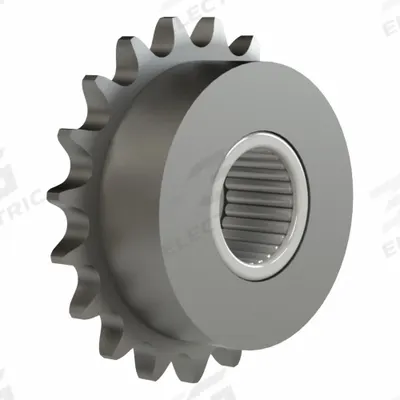 BREWER MACHINE & GEAR Idler Sprocket: For 60 Chain Size, Steel, 17 Teeth - Needle Bearing Idler Sprockets with Hub