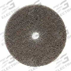 NORTON Bond Non Woven Wheel: 2 in Dia x 1/4 in W, 1/4 in Arbor Hole, Aluminum Oxide, Fine, Medium (MPN 66261014901). Key specifications — Series: Bear-Tex Rapid Blend NEX; Brand: NORTON.