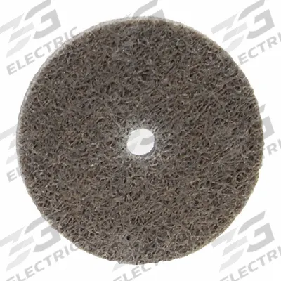 NORTON Bond Non Woven Wheel: 2 in Dia x 1/4 in W, 1/4 in Arbor Hole, Aluminum Oxide - Light Deburring & Finishing Wheels for Carbon Steel & Soft Metals