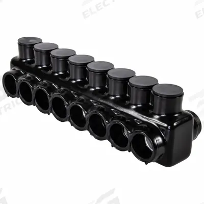 POLARIS Multitap Connector: 8 Port, Double-Sided Entry, 4 AWG – 500 kcmil Wire Size - Dry-Location Double-Sided Entry Multitap Connectors