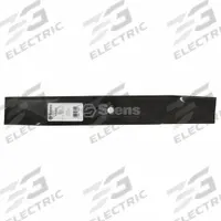 STENS Lawn Mower Blade: 1/2 in Dia, 2 1/2 in Wd, 18 in Lg (MPN 345-462). Key specifications — Center Hole Diameter: 1/2 in; Brand: STENS.