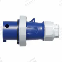 LEVITON Pin and Sleeve Plug: Blue, 250V AC, Three Phase, 30 A, 3 Pole, 4 Wire, IEC Grounding (MPN 430P9WLEV). Key specifications — Brand: LEVITON.