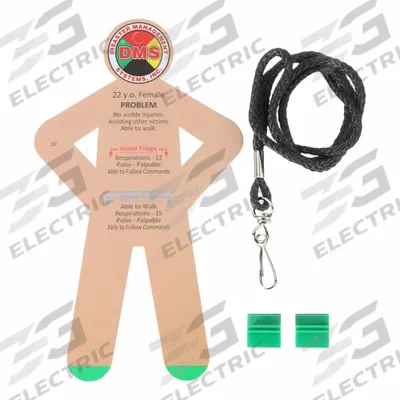 DISASTER MANAGEMENT SYSTEMS Triage Training Cards: 32 PK (MPN DMS 05843) - Training Cards for Triage