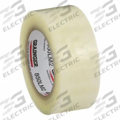 GRAINGER Packaging Tape: 2.5 mil Tape Thick, 2 in x 110 yd, MD - Medium-Duty Hot Melt Tape