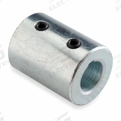 Dayton Rigid Shaft Coupling: 7/8 in Bore Dia 1, 7/8 in Bore Dia 2, Round Keyed - Set Screw Rigid Shaft Couplings