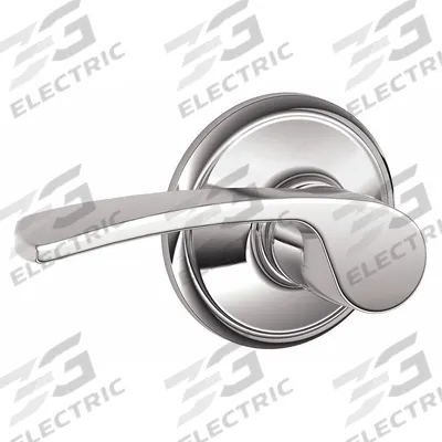 SCHLAGE Door Lockset: Passage Lever Locksets, Chrome