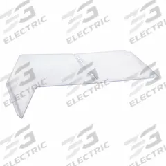 QUANTUM STORAGE SYSTEMS Lid: 17 in x 6 1/2 in, Clear, Plastic (MPN COV248). Key specifications — Brand: QUANTUM STORAGE SYSTEMS; Material: Plastic; Color: Clear; Compatible Manufacturer Model Number: QUS248.