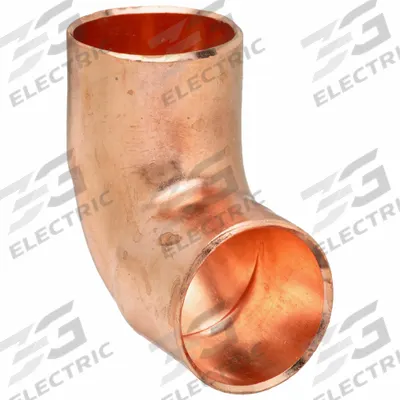 NIBCO Sweat Fitting Elbow: 1/8 in CTS x 1/8 in CTS, Cup x FTG, Wrot Copper (MPN U607-1/8) - Wrot Copper Tube Fittings