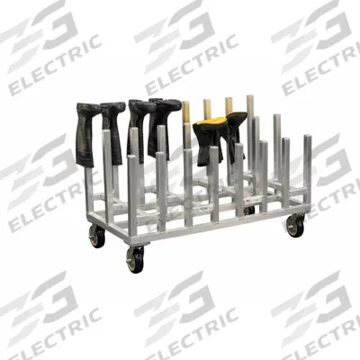 NEW AGE INDUSTRIAL Footwear Drying Rack: Footwear Drying Rack, Aluminum, 50 1/2 in Overall Lg - Mobile Boot Drying & Storage Racks