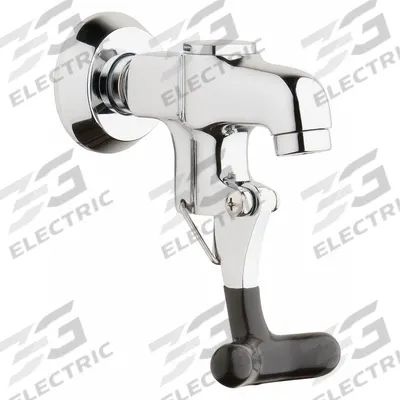CHICAGO FAUCETS Glass Filler: 312, Single-Post, Cast Brass, Polished Chrome, 1 gpm Flow Rate - Glass Fillers