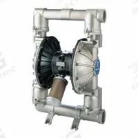 GRACO Diaphragm Pump: Stainless Steel Body, 2 in, NPT Connection, 150 gpm, Santoprene Diaphragm (MPN DF4666). Key specifications — Brand: GRACO; Seat Material: Santoprene; Check Valve Material: Santoprene.
