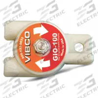 VIBCO Pneumatic Vibrator: 20 lbf, 12,000 vpm, 1/8 in NPT, GIO, 66 dBA, 3.5 cfm @ 60 psi, Plastic (MPN GIO-100). Key specifications — attr671163: 66 dBA; attr671170: 20 lbf @ 60 psi; attr671165: 12,000 vpm @ 60 psi; attr671184: 1/8 in; attr671185: NPT; attr671192: NPT; attr671193: 1/8 in; attr671175: VIBCO.