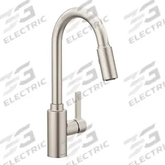 GENTA Gooseneck Kitchen Faucet: Gena, Brass, Single-Post, Deck, 1 Mounting Holes, 1.5 gpm Flow Rate (MPN 7882SRS). Key specifications — Series: Gena; Brand: GENTA.