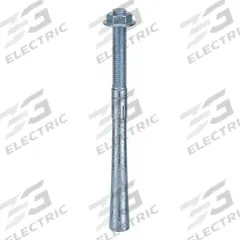 MKT FASTENING Wedge Anchor: 12 in Overall Lg, 3/4 in Dia, 3/4"-10 Thread Size, 4 in Thread Lg, 5 PK (MPN 263412T). Key specifications — Brand: MKT FASTENING; Anchor Type: Wedge; Finish Type: Zinc Plated.