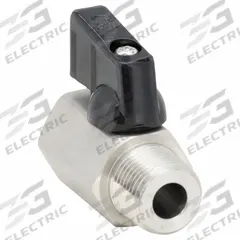APPROVED VENDOR Manual Two-Way Ball Valve: 3/8 in Nominal Valve Size, 316 Stainless Steel, One-Piece (MPN G-SSMM-38NL). Key specifications — Brand: APPROVED VENDOR; Handle: Wedge.