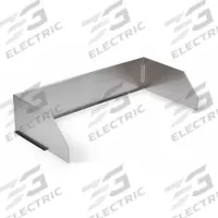 CROWN VERITY Wind Guard: Stainless Steel, 36 in Overall Wd, 21 in Overall Dp, 9 in Overall Ht (MPN WG-36). Key specifications — Brand: CROWN VERITY; Manufacturer Part Number: WG-36; Compatible with Grainger Part Number: 12H002; Material: Stainless Steel; Product Type: Wind Guard.