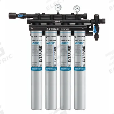 PENTAIR/EVERPURE Water Filtration System: 0.5 micron, 6.7 gpm - Ice Machine & Refrigerator Water Filter Systems