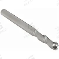APPROVED VENDOR Ball End Mill: Carbide, 2 Flute, 1/4" Mill Dia, 1-1/2" LOC, 6" OAL (MPN 227-001025)