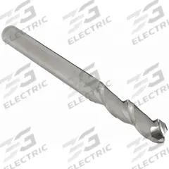APPROVED VENDOR Ball End Mill: Carbide, 2 Flute, 1/4" Mill Dia, 1-1/2" LOC, 6" OAL (MPN 227-001025)