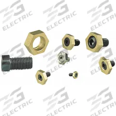 MITEE-BITE Fixture Clamp: Brass, Smooth Face, 1/2"-13 Bolt, 8 PK (MPN 10208). Key specifications — Brand: MITEE-BITE PRODUCTS INC; Manufacturer Part Number: 10208.