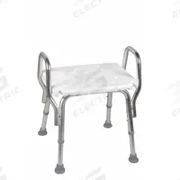 DMI Shower Stool: Plastic, 19 in Max. Seat Wd, 350 lb Wt Capacity (MPN 522-1735-1900)