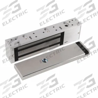 RUTHERFORD Electromagnetic Lock: 10 1/2 in Lg, 2 7/8 in Wd - Single-Door Magnetic Locks