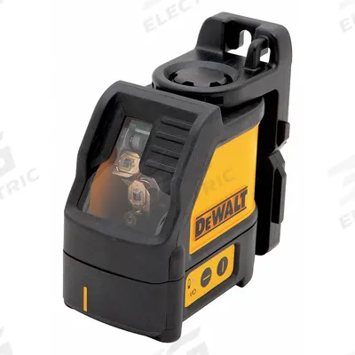 DEWALT Cross Line Laser: 2 Lines and 0 Dots, Red Beam, 0 Planes, ±1/8 in @ 30 ft Accuracy - Cross-Line Laser Levels