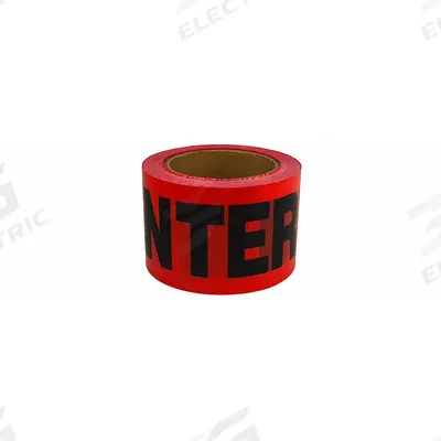 APPROVED VENDOR Barricade Tape: 300 ft Lg, 3 in Wd, Danger Do Not Enter Legend - Specific Danger Messaging Barrier Tape