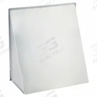 Wall Cap: Round, 8 in Duct, Aluminum, Silver Finish, 22 ga, Wall Cap (MPN 643). Key specifications — Screen Included: No; Backdraft Damper Included: Yes; Brand: BROAN; Product Type: Wall Cap; Color: Silver; Type of Cap/Hood: Wall Cap; Material of Cap/Hood: Aluminum.