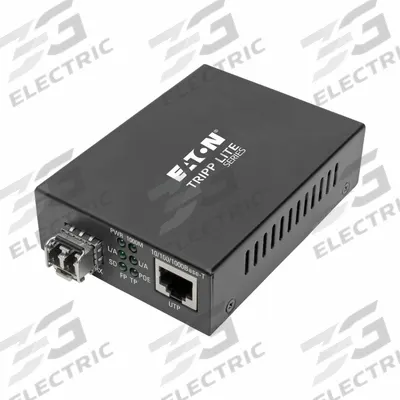 EATON TRIPP LITE Fiber to Ethernet Media Converter: 2 Ports, LC/RJ45 - Ethernet Extending Converters