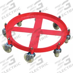 APPROVED VENDOR Drum Dolly: 2,000 lb Load Capacity, For 55 gal Container Capacity, Round, (8) Swivel (MPN 48J136). Key specifications — Caster/Wheel Configuration: (8) Swivel; For Container Capacity: 55 gal; Deck Shape: Round; Brand: APPROVED VENDOR.