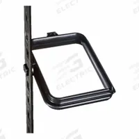 RITTAL Cable Management: Vertical, 5 in Overall Dp, 3 1/2 in Overall Ht, Black, Plastic, 10 PK (MPN 9961780). Key specifications — Color: Black; Orientation: Vertical; Brand: RITTAL; Material: Plastic; Product Type: D-Ring.