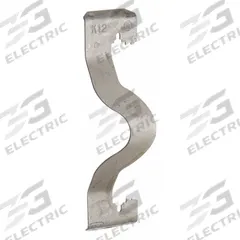 Cable Conduit Clip Hanger: 1/2 in_3/4 in_1 in Trade Size, 1/8 in to 1/2 in, 8 AWG to 9 AWG, Steel (MPN K16). Key specifications — Manufacturer Part Number: K16; Compatible Conduit Trade Size: 1/2 in; 3/4 in; 1 in; Compatible Pipe Size: 3/4 in; 1 in; Flange Thickness: 1/8 in to 1/2 in; Threaded Rod Size: 1/4".