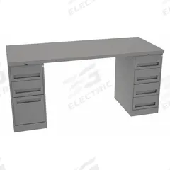 TENNSCO Workbench: Fixed Ht, Steel, 72 in x 30 in, 1,800 lb Overall Load Capacity, Gray (MPN MWB-5-3072S). Key specifications — Brand: TENNSCO.