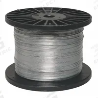 APPROVED VENDOR Electric Fence Wire: Galvanized, Steel, 14 ga Gauge, 2,640 ft Lg (MPN 4LVP9). Key specifications — Finish: Galvanized; For Use With: Electric Fence Post; Material: Steel; Product Type: Electric Fence Wire; Brand: APPROVED VENDOR.