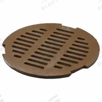 JAY R. SMITH MFG. CO Roof Drain Grate: 12 1/8 in Overall Dia, 5 1/4 in Overall Ht, Cast Iron (MPN 1010CIG). Key specifications — Connection Type: Flanged; Finish: Duco Coated; Brand: JAY R. SMITH MFG. CO.