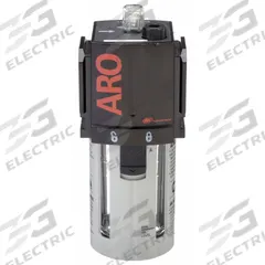 ARO Compressed Air Lubricator: Mist, 3/4 in NPT, 222 cfm, 150 psi Max Op Pressure, 125°F Max Op Temp (MPN L36351-100). Key specifications — attr111774: Aluminum; attr111402: 2000; attr111761: ARO.