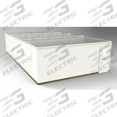 PORTA-FAB Modular In-Plant Office: 40 ft x 20 ft x 8 ft, 4 Walls, Steel-Covered Drywall, Beige (MPN GS2040). Key specifications — Exterior Color: Beige; Brand: PORTA-FAB; Sound Transmission Coefficient: STC 31; Frame Material: Steel.
