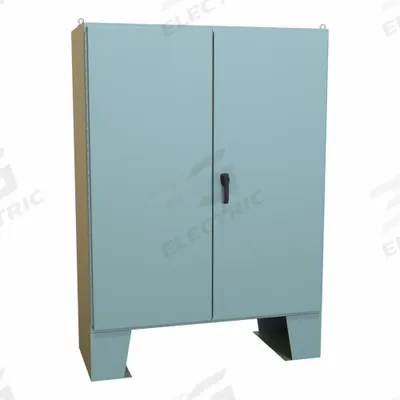 HAMMOND Electrical Enclosure: Steel, 72 in x 60 in x 25 in, NEMA 12, w/Panel, Solid Cover - Steel Dust-Tight Enclosures