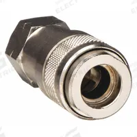 AIGNEP USA Quick Connect Hose Coupling: 3/8 in Body Size, 3/8 in Hose Fitting Size, Sleeve, FNPT (MPN 80195-06). Key specifications — Thread Size: 3/8"-18; Coupling Locking Type: Sleeve; Brand: AIGNEP USA.