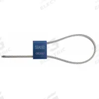 TYDENBROOKS Cable Seals: Blue, Aluminum, 12 in Cable Lg, 13/64 in Cable Dia, Random, 200 PK (MPN 1061008). Key specifications — Brand: TYDENBROOKS; Marking Color: White; Marking Included: Numbers; Marking Message: Sealed; Marking Numbering: Random.