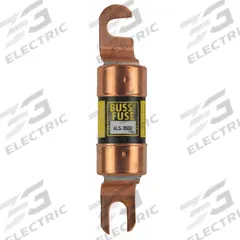 BUSSMANN Forklift Limiter Fuse: ALS Series, Bolt-On, Gen Purpose, 350 A, 48 V DC, Non-Indicating (MPN ALS-350B). Key specifications — Brand: BUSSMANN; Series: ALS.