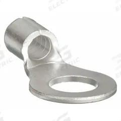 GRAINGER Ring Terminal: Bare, 1/4 in Stud Size, 12 AWG to 10 AWG Wire Sizes, 600 V (MPN 24C842). Key specifications — Brand: GRAINGER.