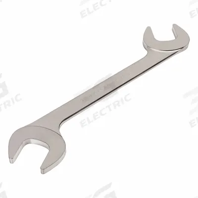 TEKTON Open End Wrench: Chromium Molybdenum Steel, Satin, 1 7/16 in Head Size - SAE, Double End, Open End Wrenches