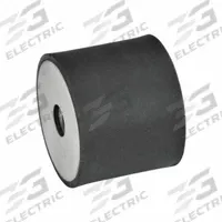 JW WINCO Vibration-Isolating Mount: Cylindrical, Natural Rubber, Female x Female Style (MPN 451-60-40-M10-EE-55). Key specifications — Isolator Body Material: Natural Rubber.
