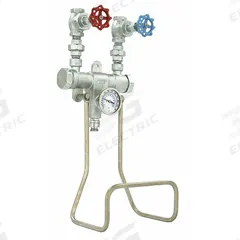 LEONARD VALVE Hose Station: 6 gpm Max. Flow Rate, 3/4 in, FNPT x MGHT, 24 1/2 in Overall Ht (MPN 3800-VBD-RF). Key specifications — Brand: LEONARD VALVE; Finish: Rough Bronze; Material: Stainless Steel.