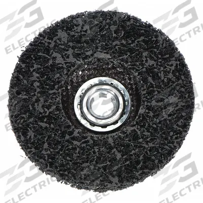 NORTON Non-Woven Depressed Center Disc: 7 in x 7/8 in, Silicon Carbide, Extra Coarse - Coating-Removal Discs for Thin-Gauge Metals