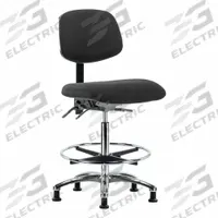 ESD Chair: Fabric, Armless, Ht Range 26 1/4 in to 36 in, 18 1/2 in Seat Wd, 17 in Seat Dp, 0 Casters (MPN BR-ESD-FHBCH-CR-T1-A0-CF-EG-ESDBLK). Key specifications — Foot Support: Yes; Back Tilt Backward: 13.5°; Back Tilt Forward: 10.5°; Base Material: Aluminum; Brand: APPROVED VENDOR; Product Type: ESD Task Chair; ESD-Safe: ESD-Safe; Seat Tilt Backward: 3°.