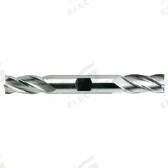 YG-1 Square End Mill: High Speed Steel, Double End, 4 Flute, 7/8" Mill Dia, 1-7/8" LOC, 6-1/8" OAL (MPN 13144)